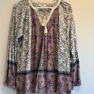 Vintage America Multicolor Blouse